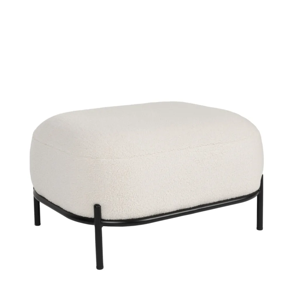 No name POLLYRepose-pieds en tissu bouclette