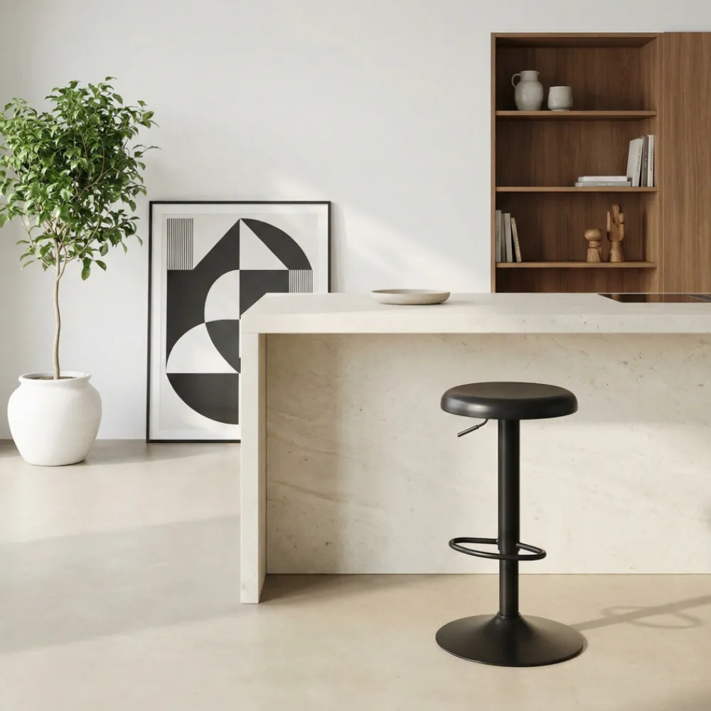 Drawer POP Tabouret de bar réglable en métal H60-81cm