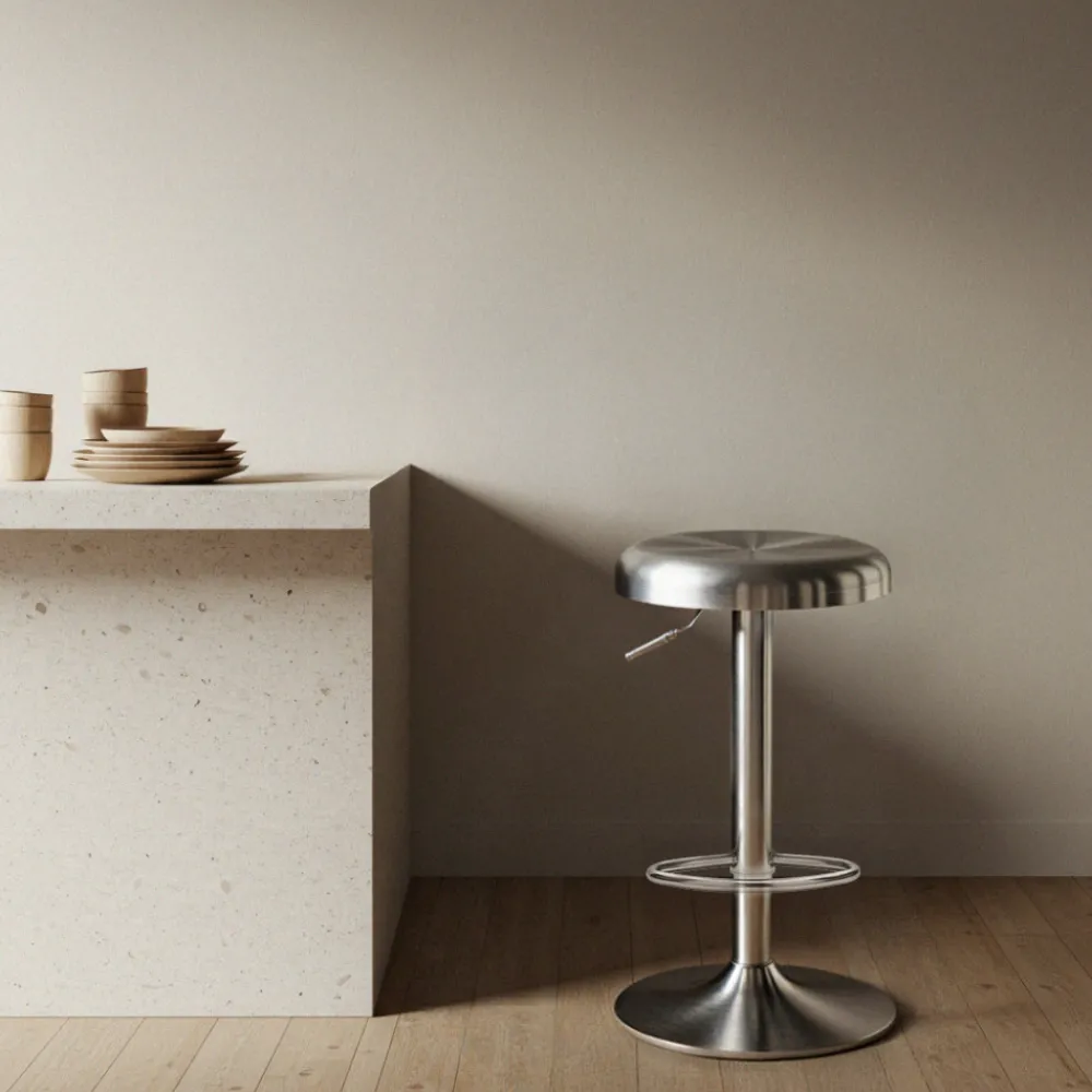 Drawer POP Tabouret de bar réglable en métal H60-81cm