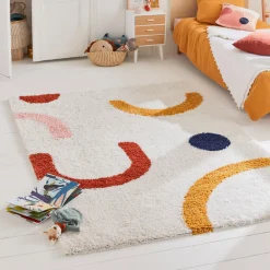 Enfant Drawer POPY Tapis contemporain aux formes géométriques
