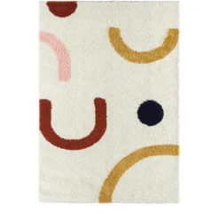Enfant Drawer POPY Tapis contemporain aux formes géométriques