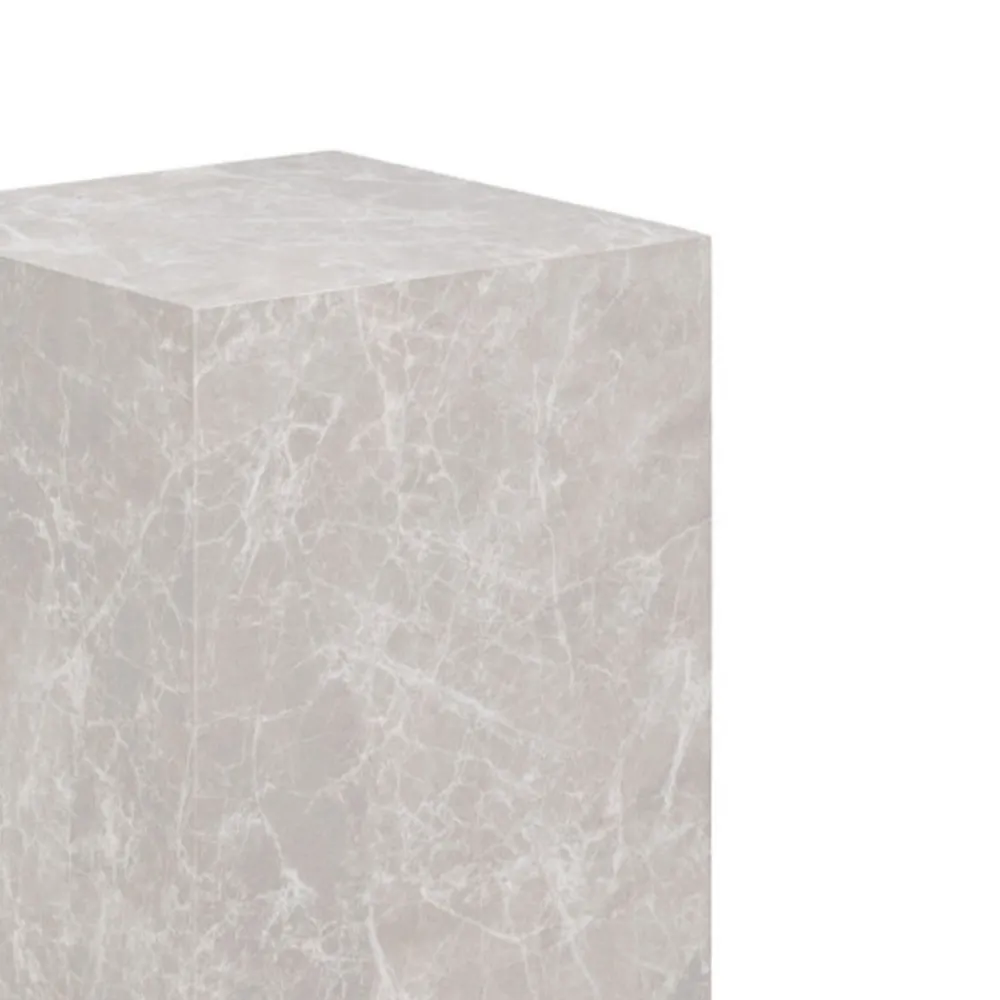 House Nordic PRAGUE Table d'appoint effet marbre