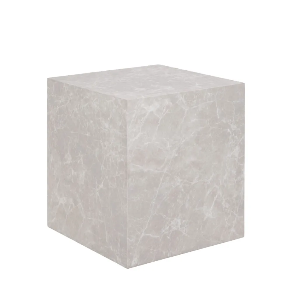 House Nordic PRAGUE Table d'appoint effet marbre