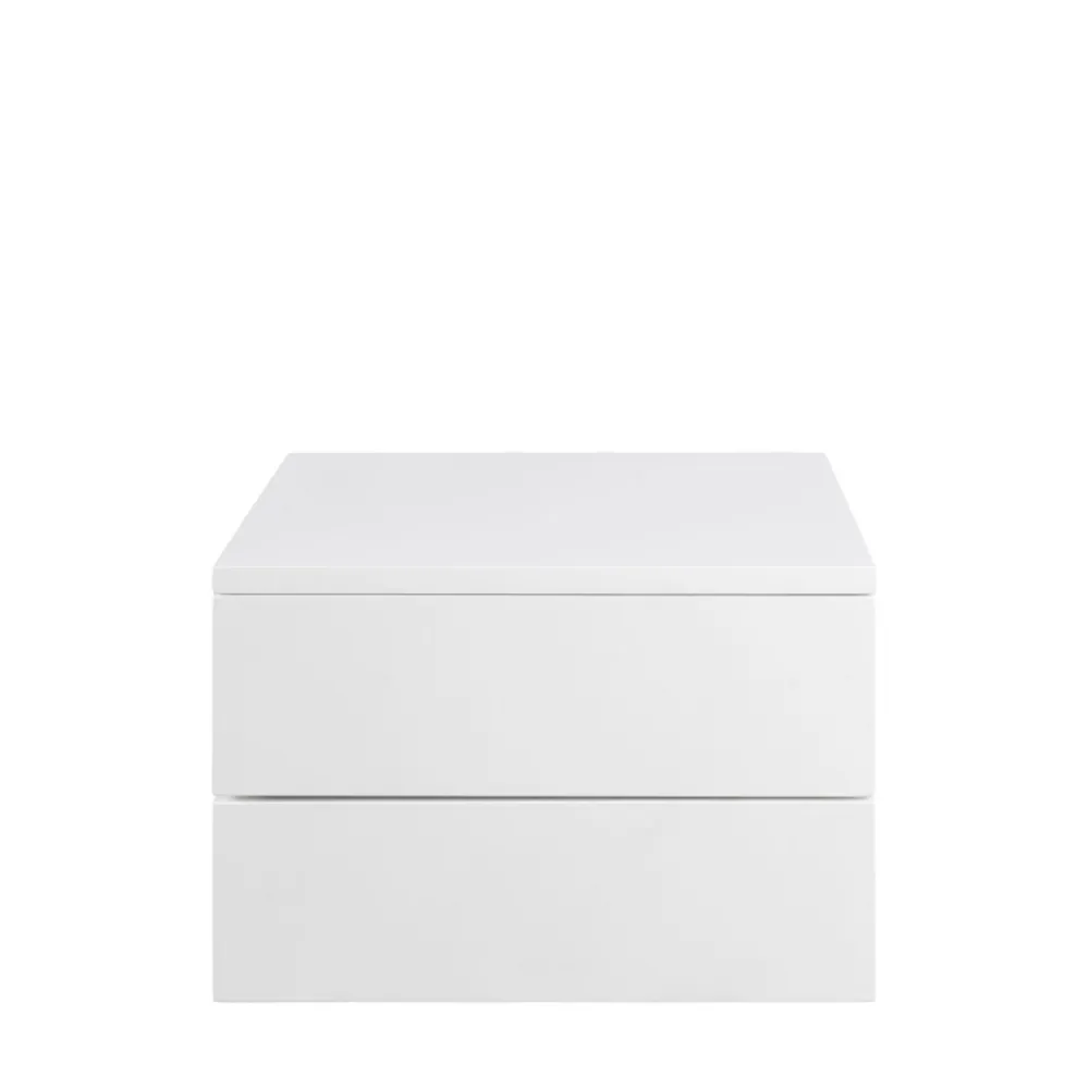 Drawer PUERTO Table de chevet murale 2 tiroirs