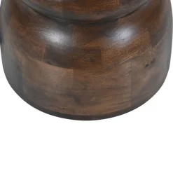Drawer PULAU Table d'appoint en bois massif ø33,5cm