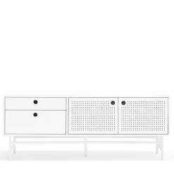 Teulat PUNTO Buffet en bois 2 portes 2 tiroirs L140cm