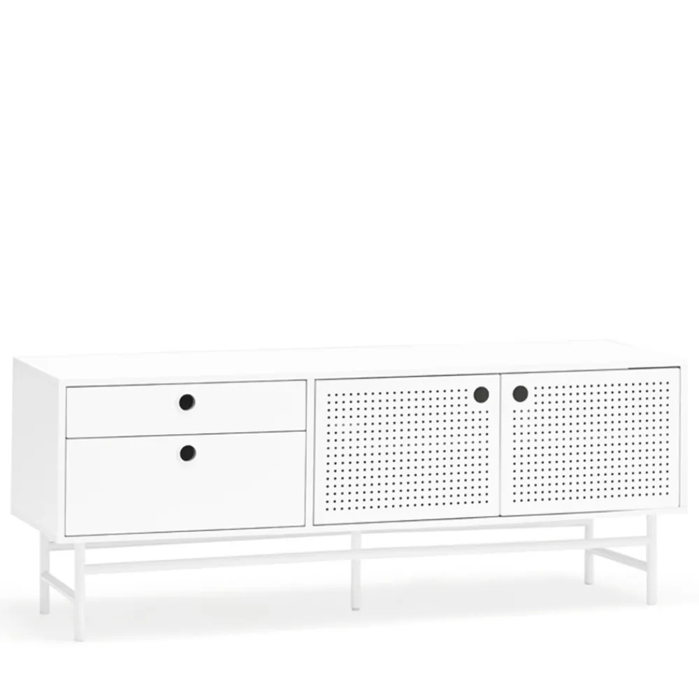 Teulat PUNTO Buffet en bois 2 portes 2 tiroirs L140cm