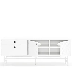 Teulat PUNTO Buffet en bois 2 portes 2 tiroirs L140cm