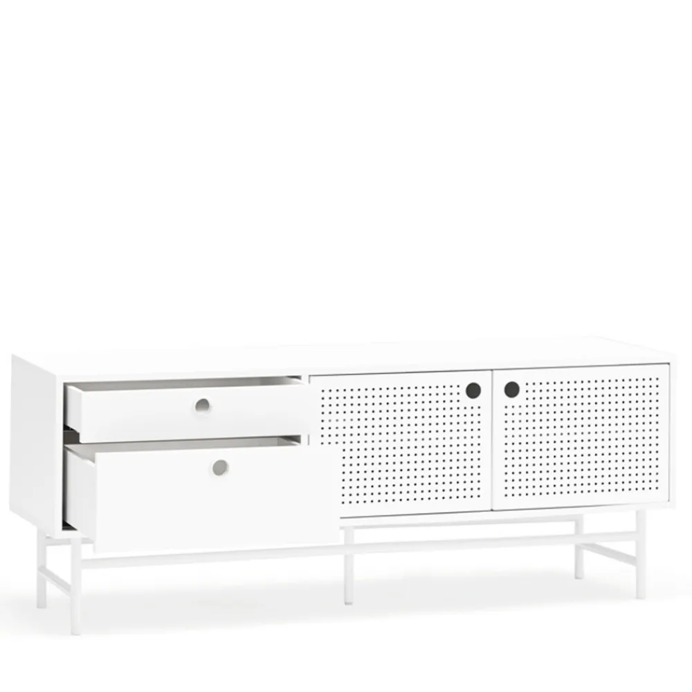 Teulat PUNTO Buffet en bois 2 portes 2 tiroirs L140cm