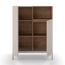 Drawer QUENOR Buffet 2 portes en bois et métal H120cm