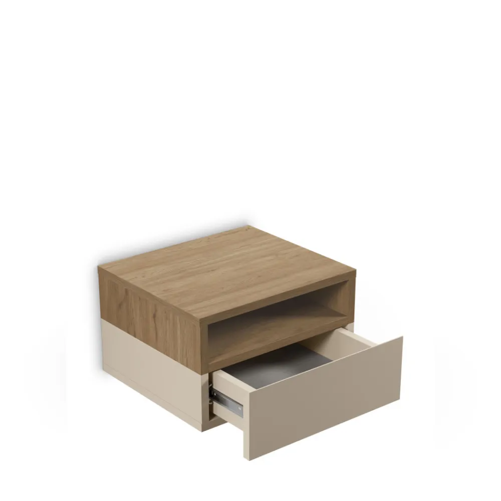 Drawer QUENOR Table de chevet murale 1 tiroir en bois