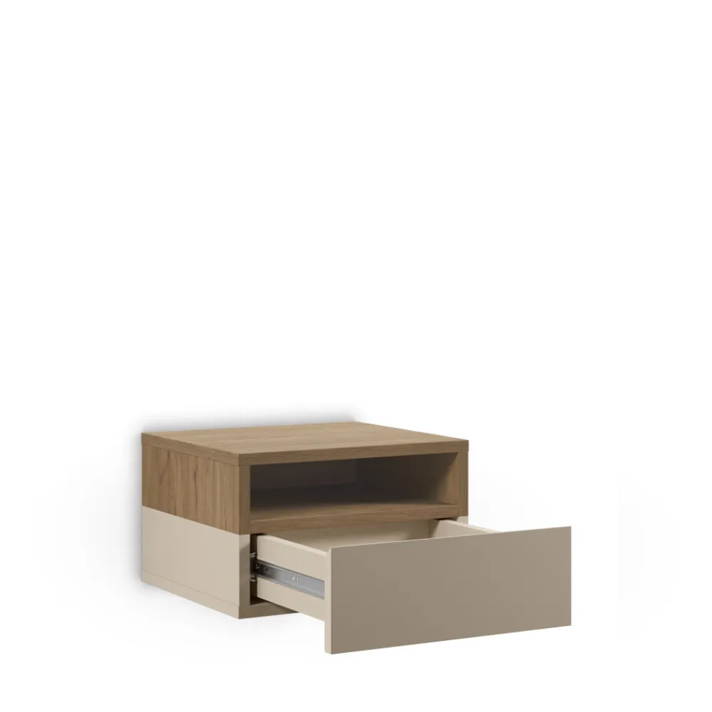 Drawer QUENOR Table de chevet murale 1 tiroir en bois