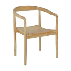 Drawer RADEN Lot de 2 fauteuils de table en teck