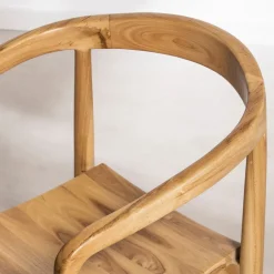 Drawer RADEN Lot de 2 fauteuils de table en teck
