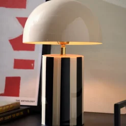 Leitmotiv RAYADO Lampe à poser champignon en métal