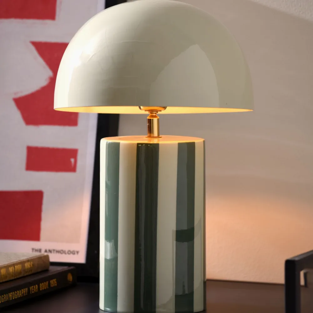 Leitmotiv RAYADO Lampe à poser champignon en métal