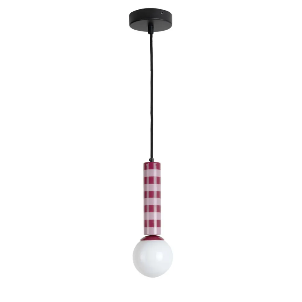Leitmotiv RAYADO Suspension à motif géométrique