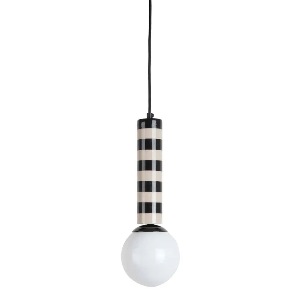 Leitmotiv RAYADO Suspension à motif géométrique