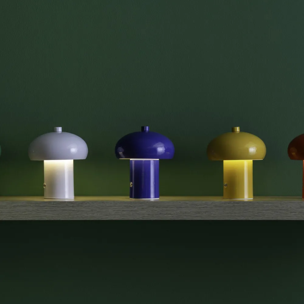 Leitmotiv RETRO SETA Lampe à poser LED sans fil rechargeable