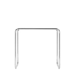 Drawer RIKA Table d'appoint en verre pieds chrome