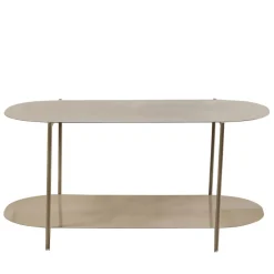 Drawer RILO Table basse ovale en métal 100x51cm