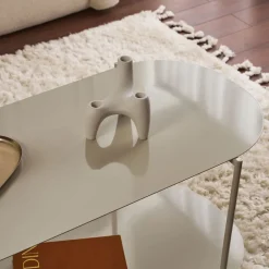 Drawer RILO Table basse ovale en métal 100x51cm