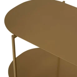 Drawer RILO Table basse ovale en métal 100x51cm