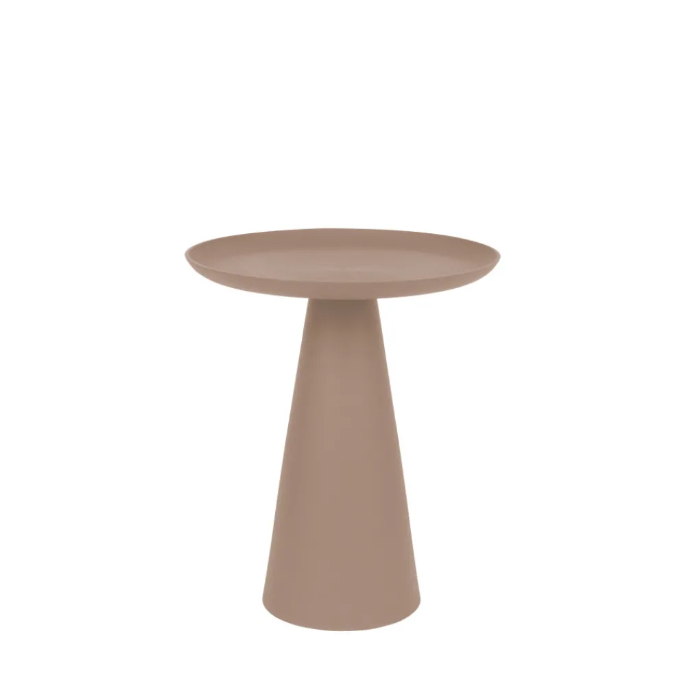 No name RINGAR Table d'appoint ronde en aluminium ø34,5cm
