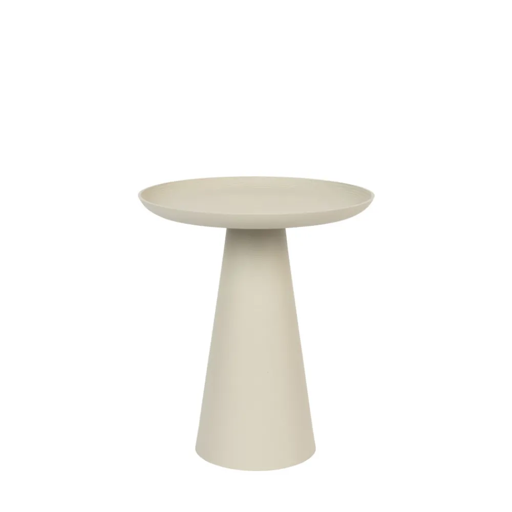 No name RINGAR Table d'appoint ronde en aluminium ø39,5cm