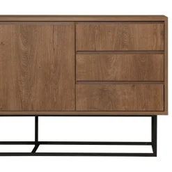 Drawer ROA Buffet 2 portes en bois et métal L140cm