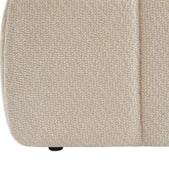 No name ROMEO Lit coffre en tissu chenille 160x200cm