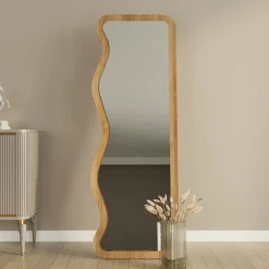 Drawer RONDA Miroir sur pieds en bois 50x160cm