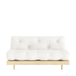 Karup Design ROOTS Canapé convertible 160x200cm en bois naturel et tissu