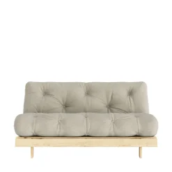 Karup Design ROOTS Canapé convertible 160x200cm en bois naturel et tissu