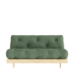 Karup Design ROOTS Canapé convertible 160x200cm en bois naturel et tissu