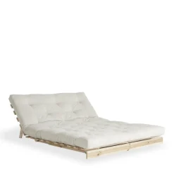 Karup Design ROOTS Canapé convertible 140x200cm en bois naturel et tissu