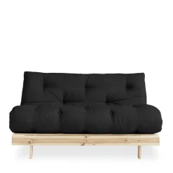 Karup Design ROOTS Canapé convertible 140x200cm en bois naturel et tissu