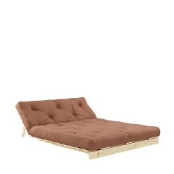 Karup Design ROOTS Canapé convertible 140x200cm en bois naturel et tissu