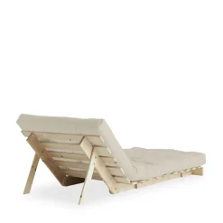 Karup Design ROOTS Fauteuil convertible 90x200cm en bois naturel et tissu