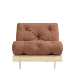 Karup Design ROOTS Fauteuil convertible 90x200cm en bois naturel et tissu