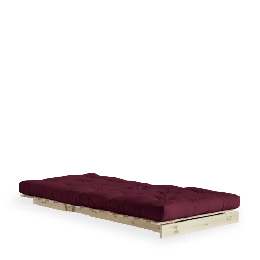 Karup Design ROOTS Fauteuil convertible 90x200cm en bois naturel et tissu