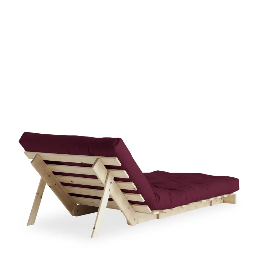 Karup Design ROOTS Fauteuil convertible 90x200cm en bois naturel et tissu