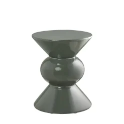 House Nordic ROSOLINA Table d'appoint ronde en fibre de verre 33,5x33.5cm