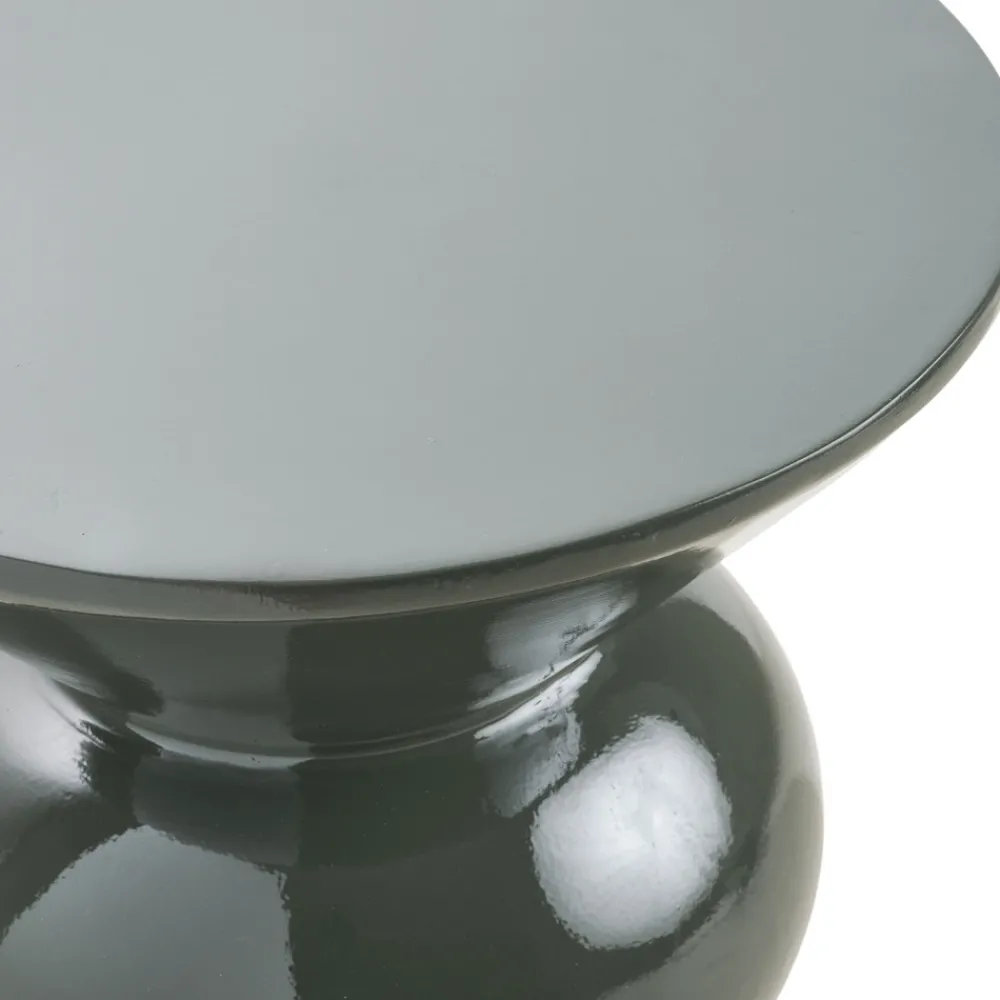 House Nordic ROSOLINA Table d'appoint ronde en fibre de verre 33,5x33.5cm
