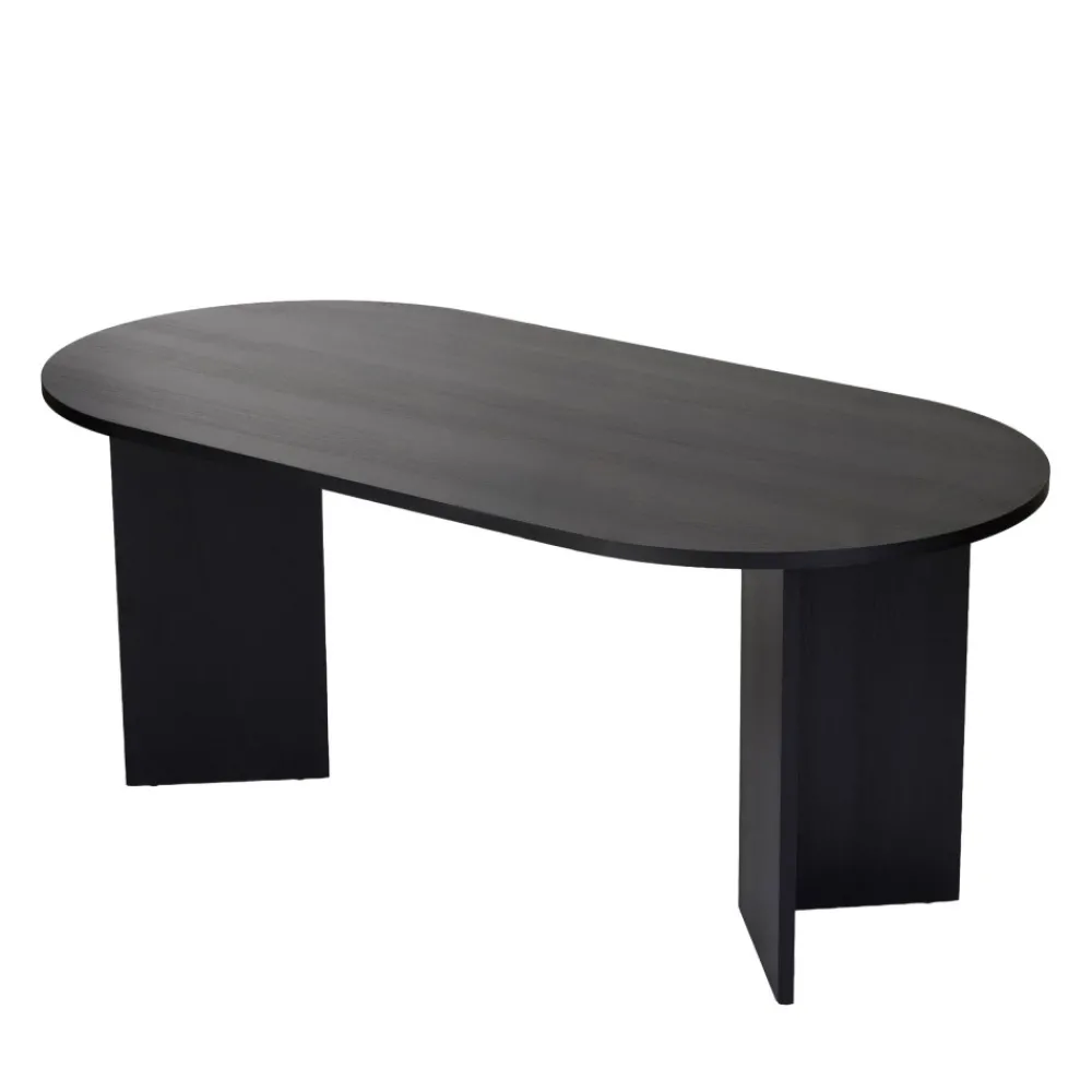 Drawer SAM Table à manger 8 personnes ovale en bois