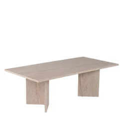 Drawer SAM Table basse effet travertin 119x60cm
