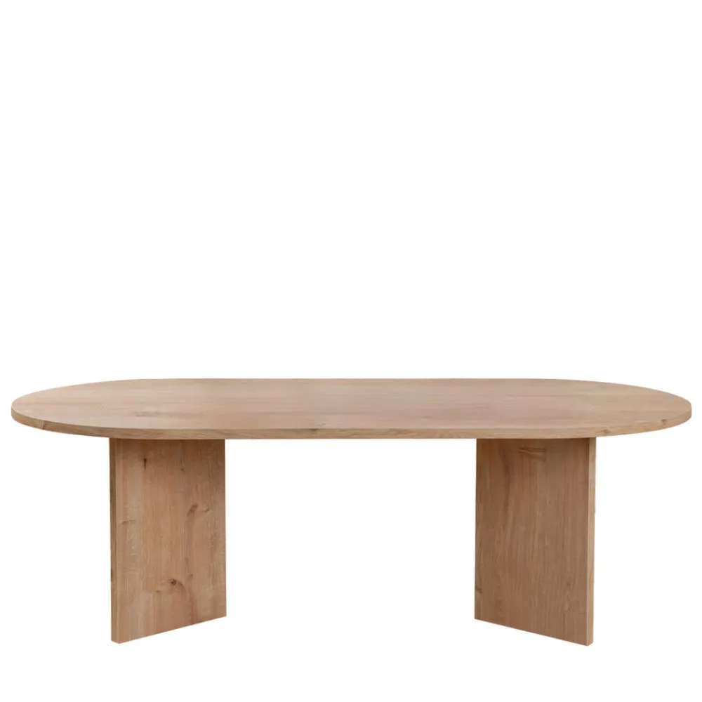 Drawer SAM Table basse ovale en bois 119x60cm