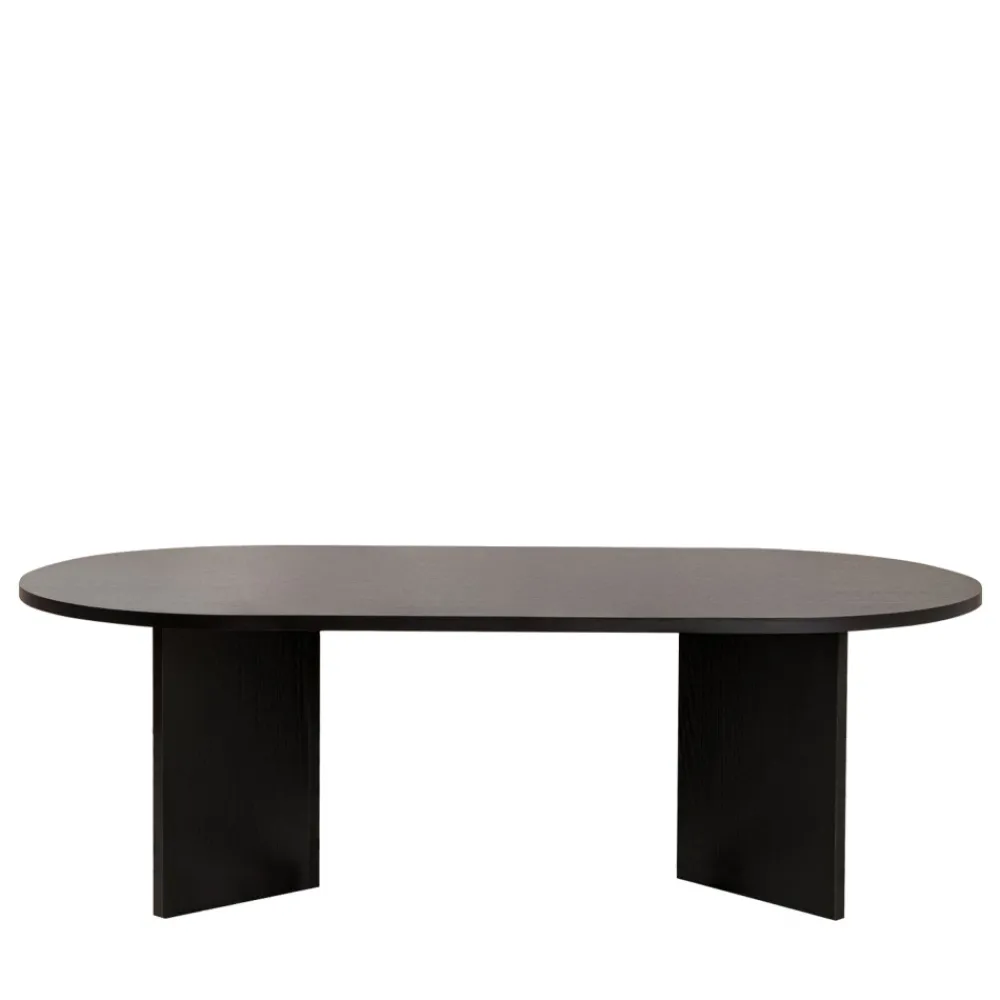 Drawer SAM Table basse ovale en bois 119x60cm