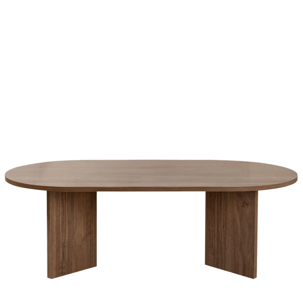 Drawer SAM Table basse ovale en bois 119x60cm