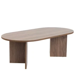Drawer SAM Table basse ovale en bois 119x60cm